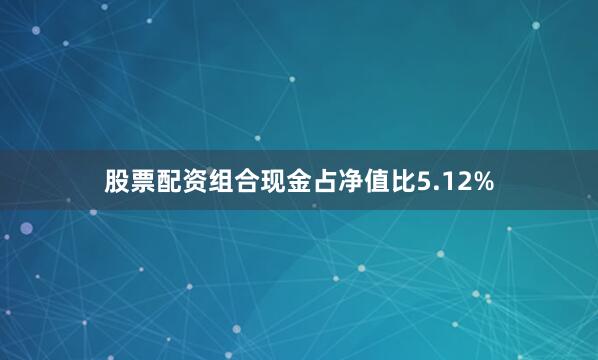 股票配资组合现金占净值比5.12%
