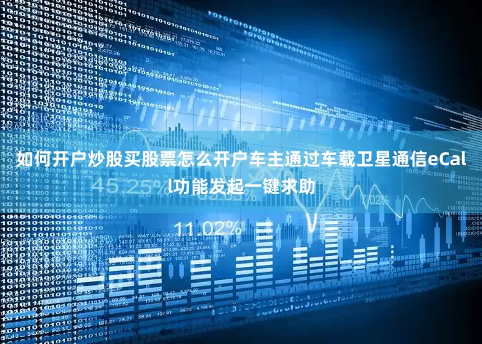 如何开户炒股买股票怎么开户车主通过车载卫星通信eCall功能发起一键求助